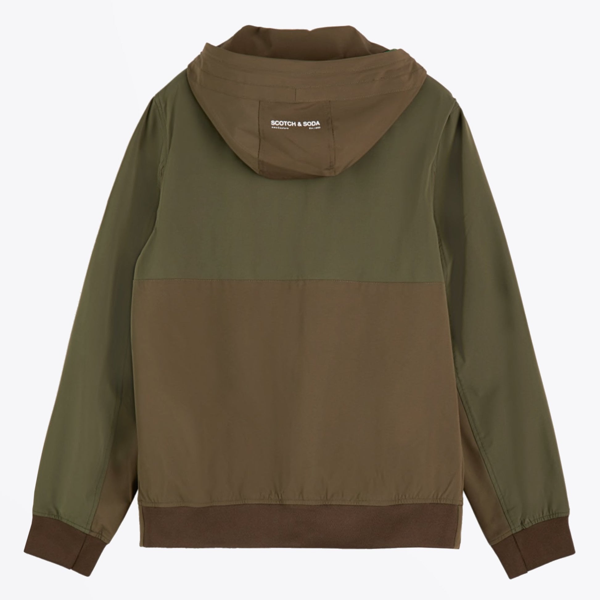 Scotch Hooded Jacket With Bumbag - Green