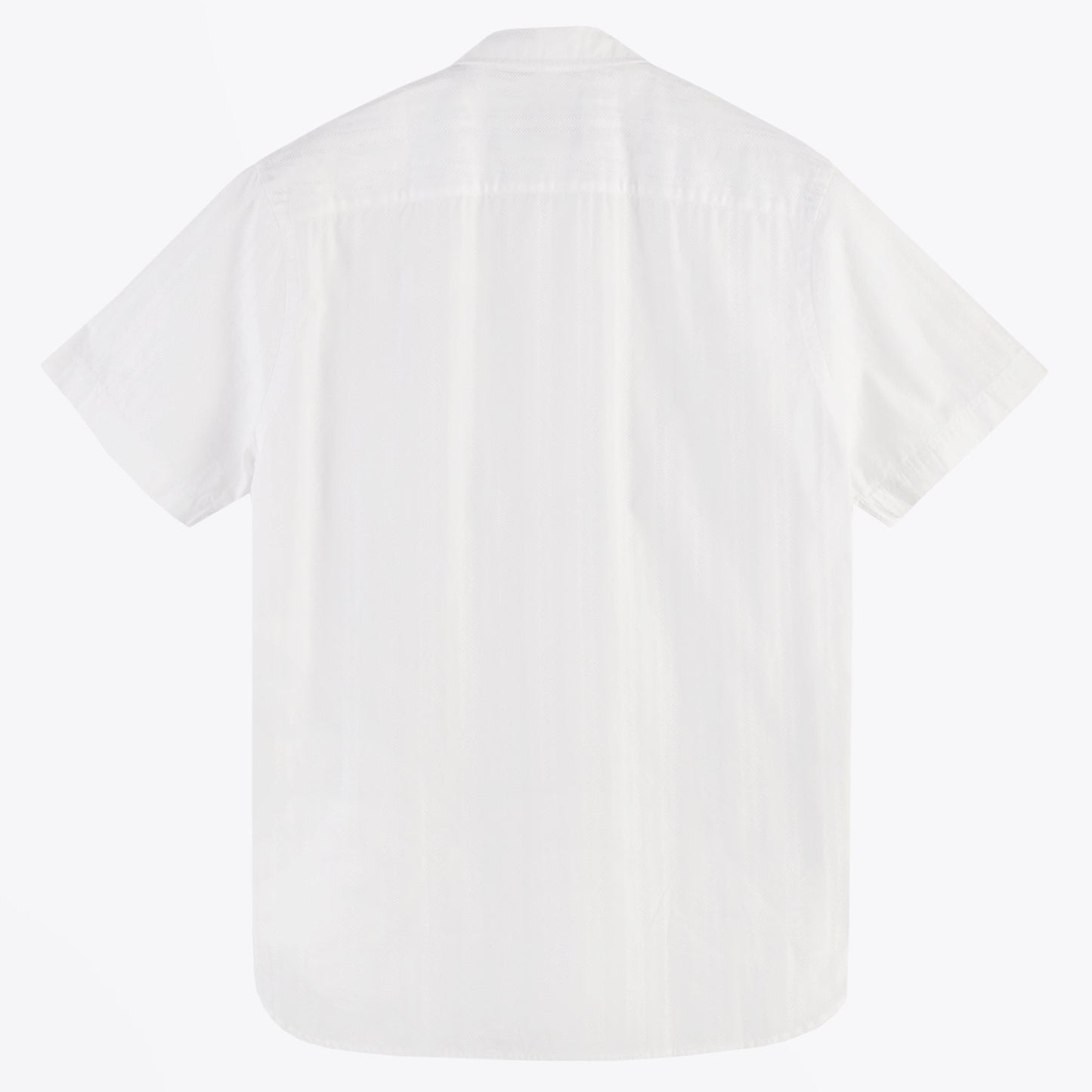 Jacquard Stripe Shirt - White