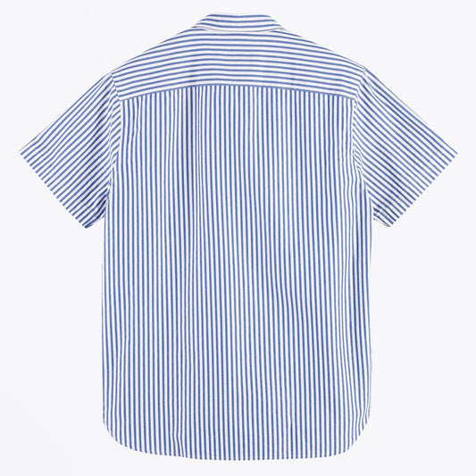 Jacquard Stripe Shirt - Blue/White