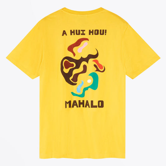 Hawaii Artwork Tee - Yellow