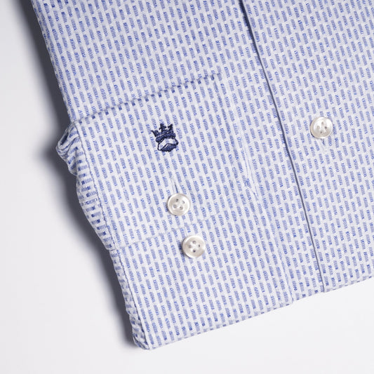 Woven Pattern Shirt - Blue