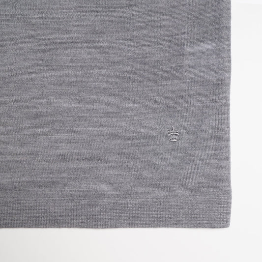 Merino Crew Neck T-shirt - Light Grey