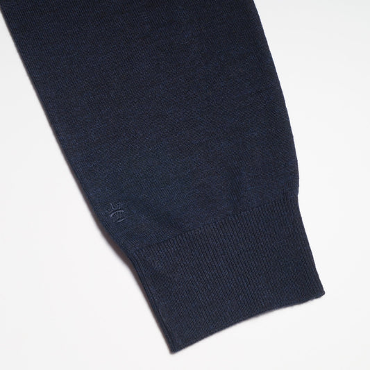 Merino Crew Neck Sweater - Navy