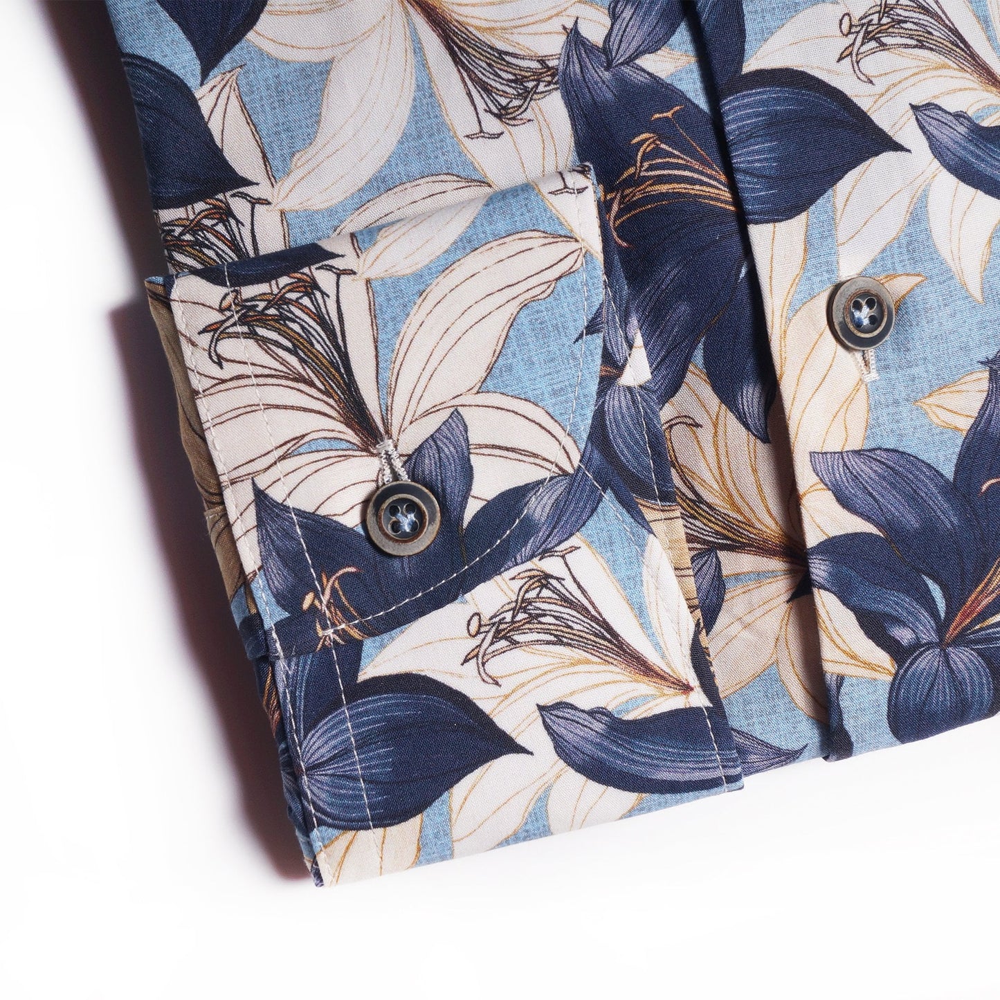 Floral Print Shirt - Blue/Multi