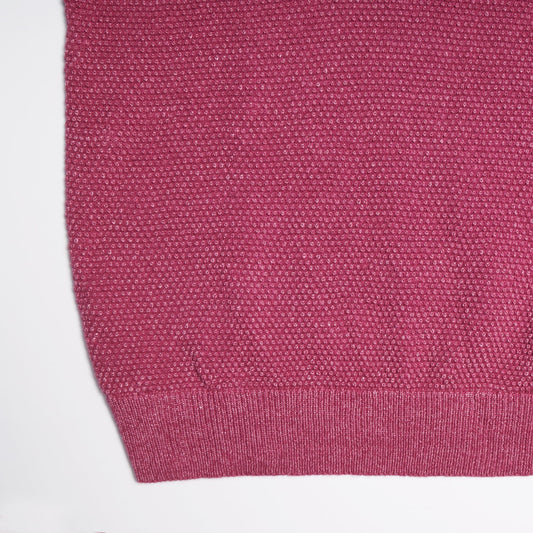 Knitted Polo Shirt - Red