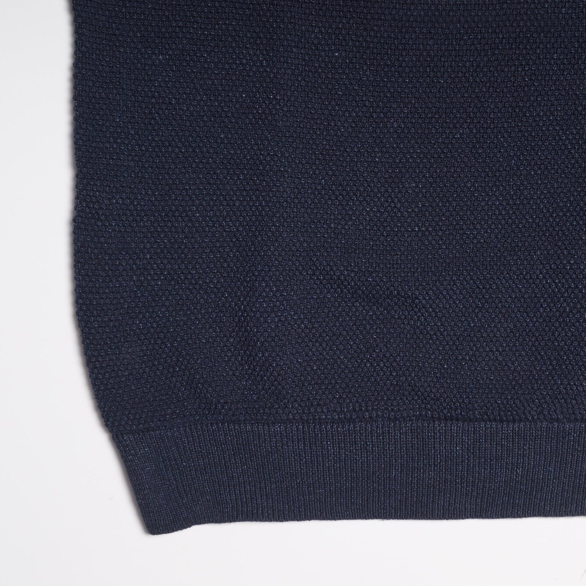 Circolo Knitted Polo Shirt - Navy
