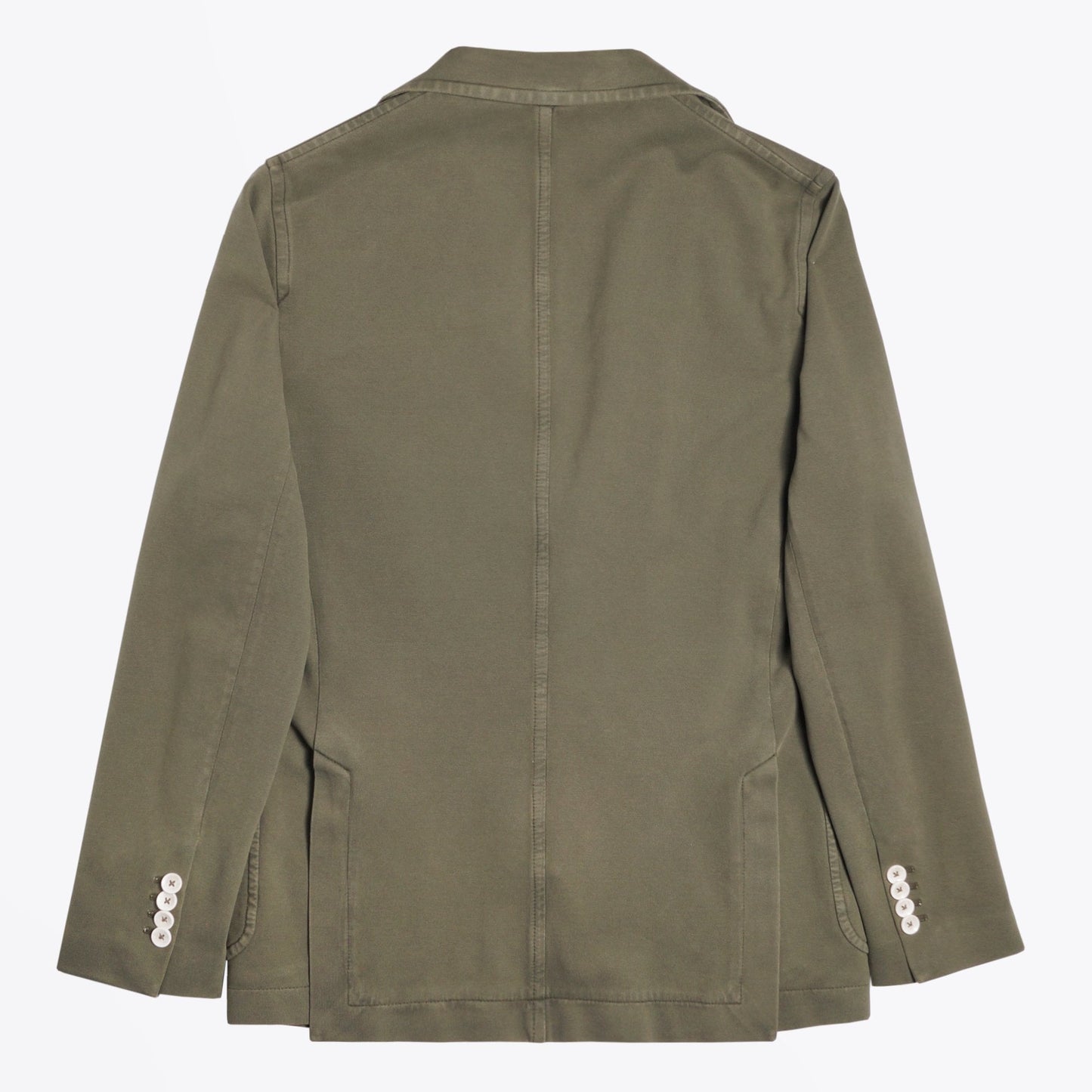 - Cotton Piquet Blazer - Olive