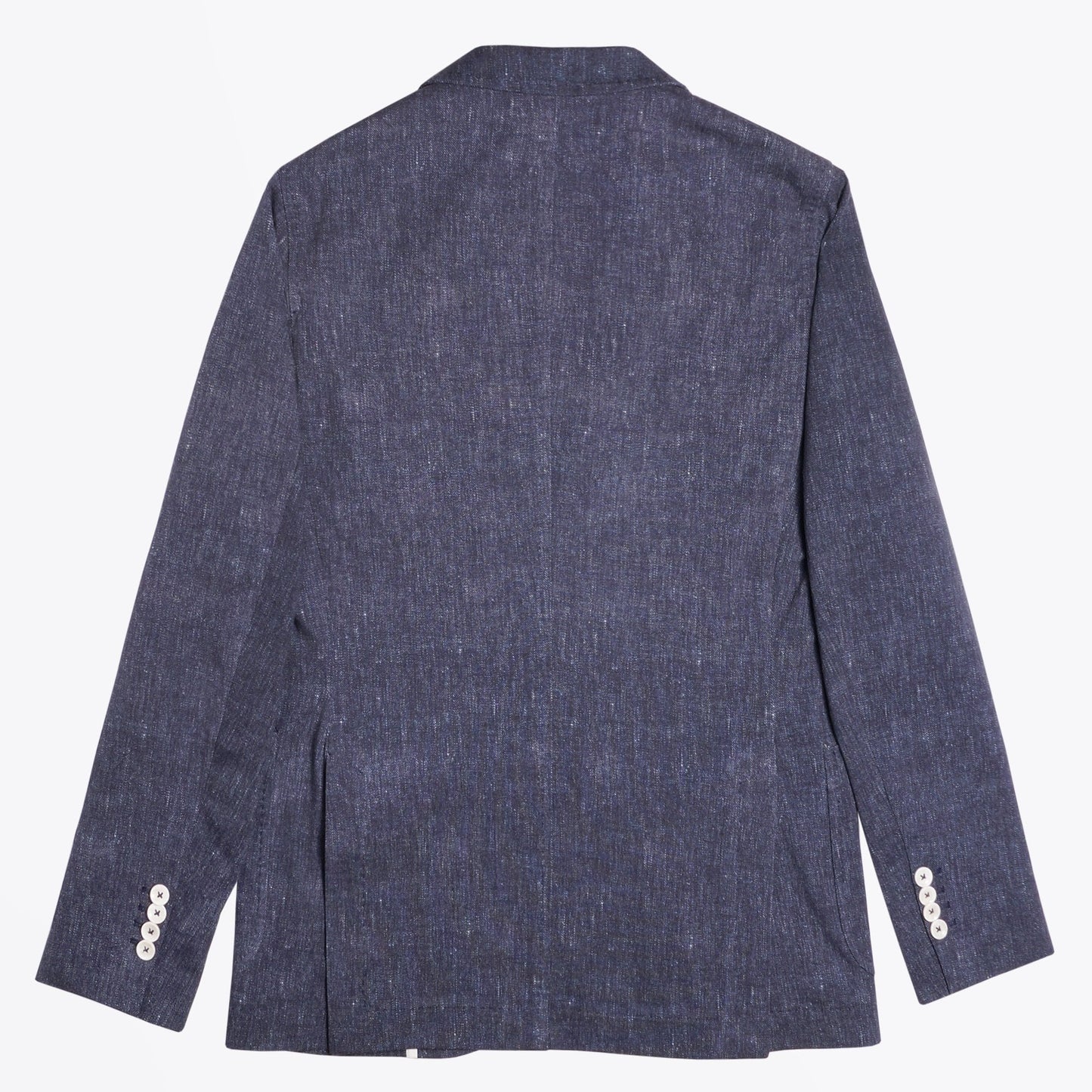 - Cotton Stretch Blazer - Navy Blue