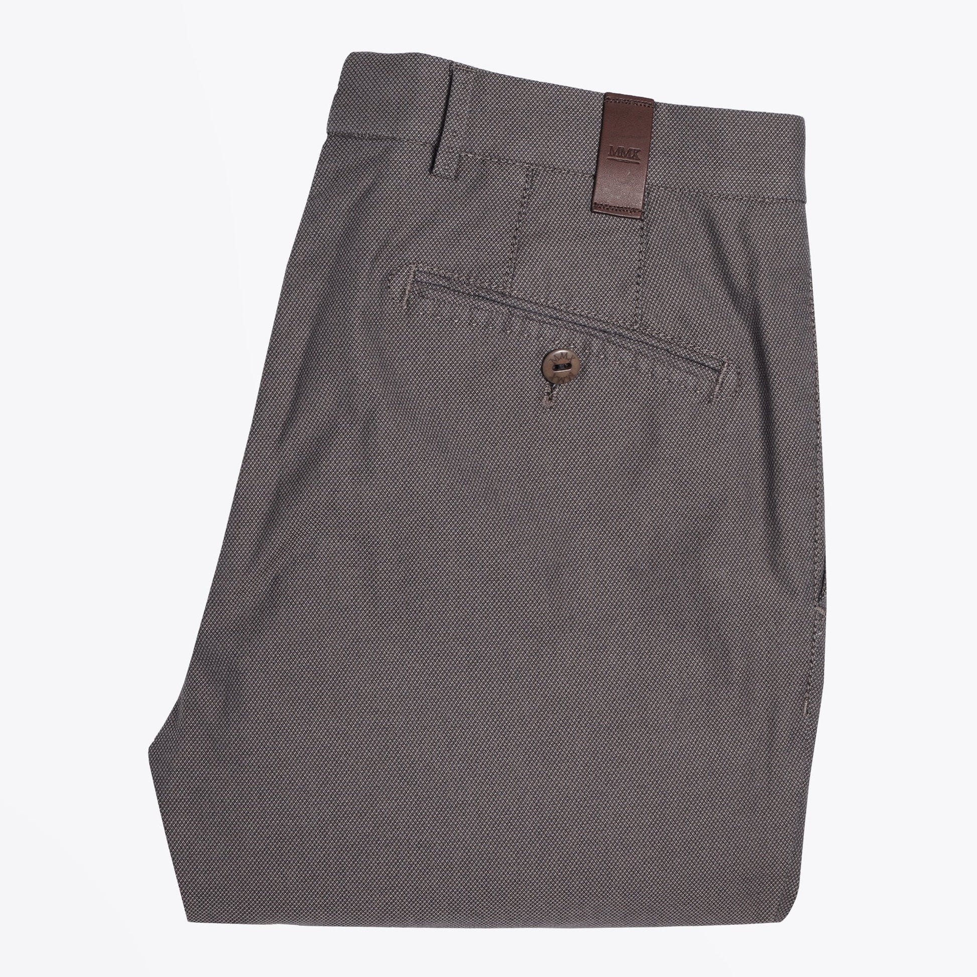 MMX Lupus - Jacquard Stretch Trousers - Brown/Grey