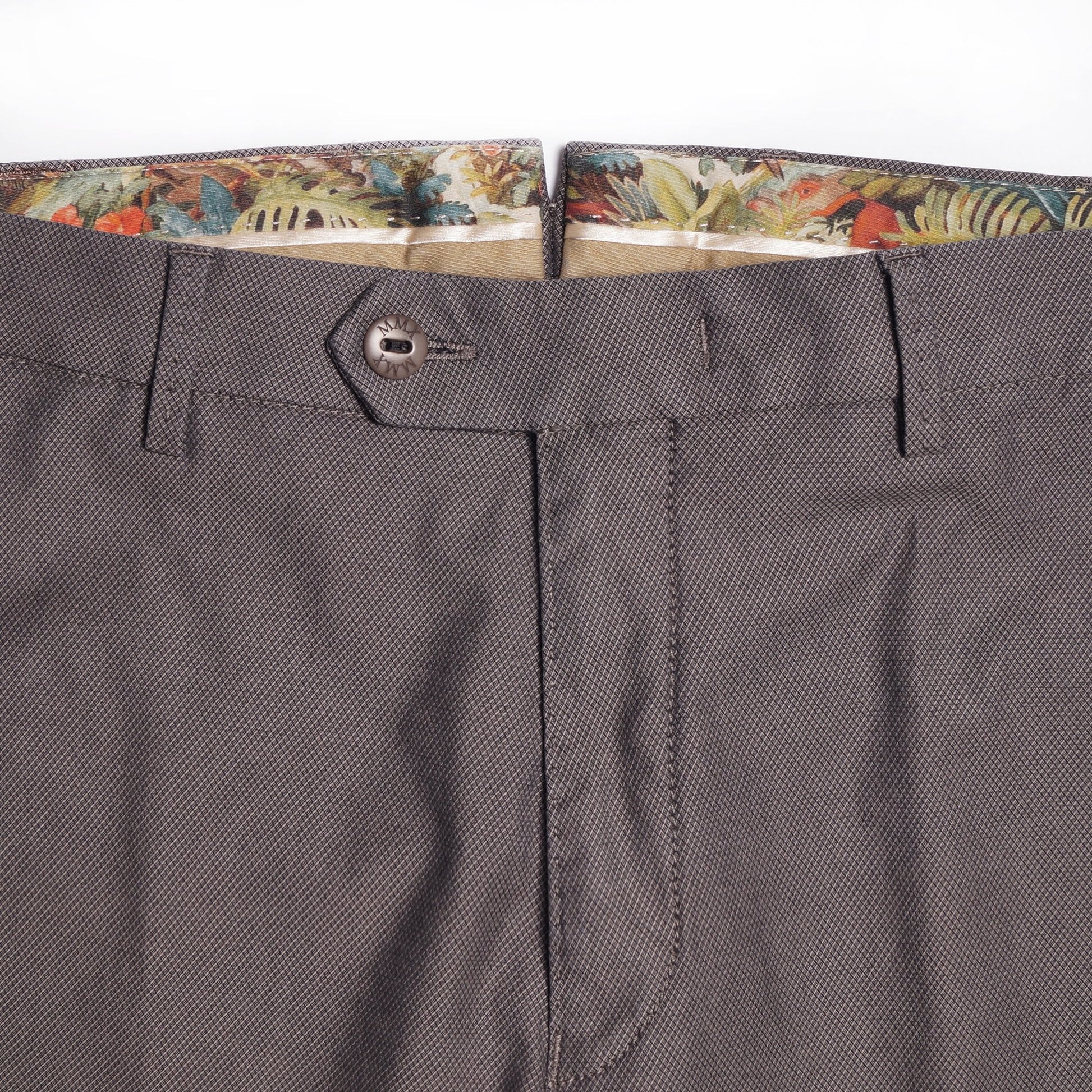 MMX Lupus - Jacquard Stretch Trousers - Brown/Grey