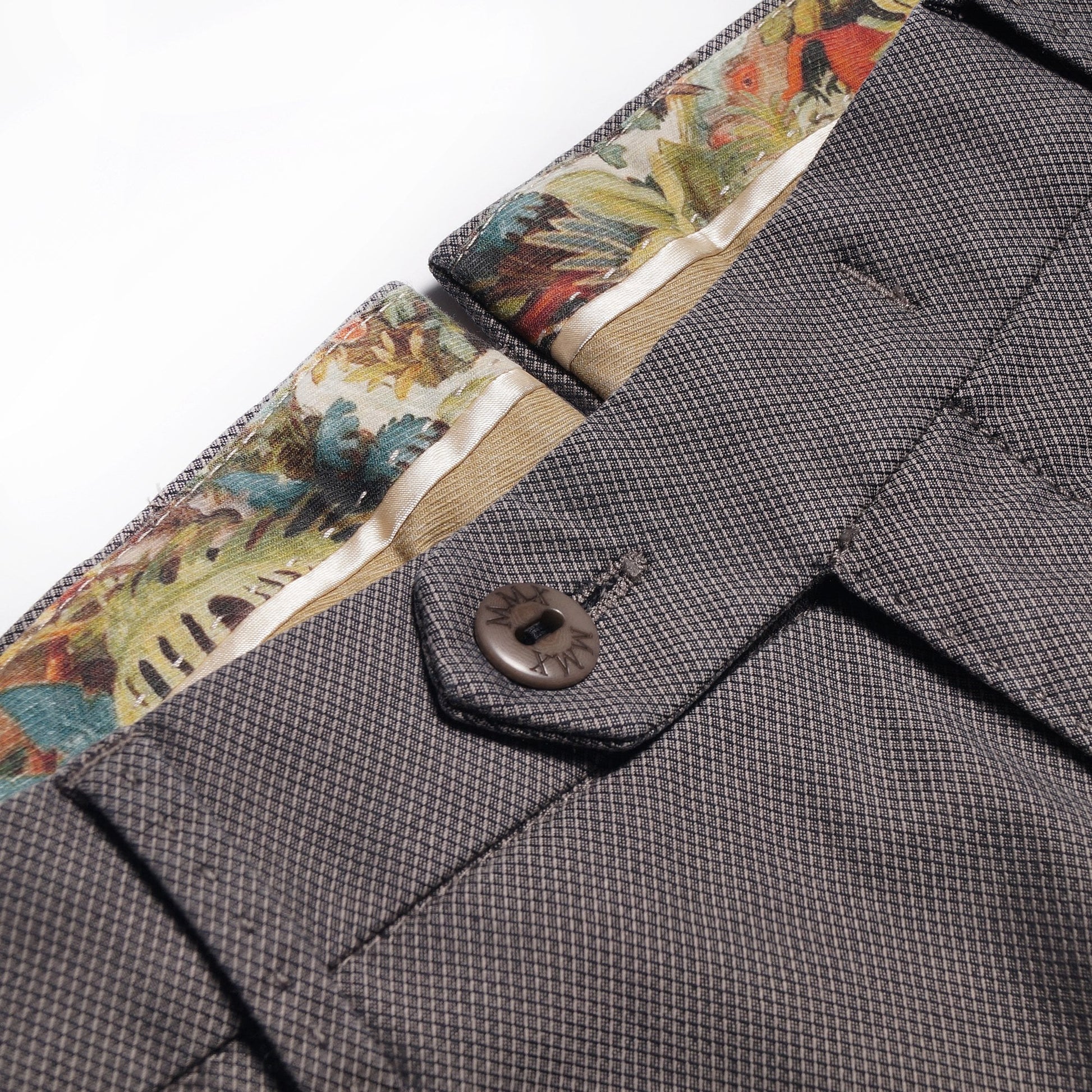 MMX Lupus - Jacquard Stretch Trousers - Brown/Grey