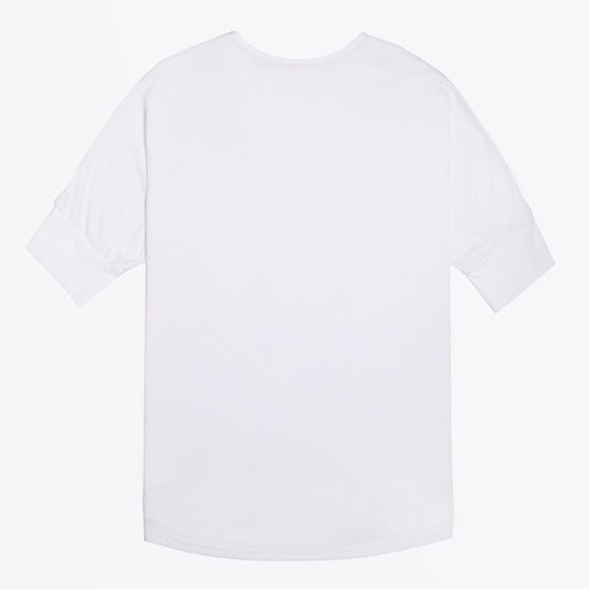 - V-Neck Short Sleeve Tee - White