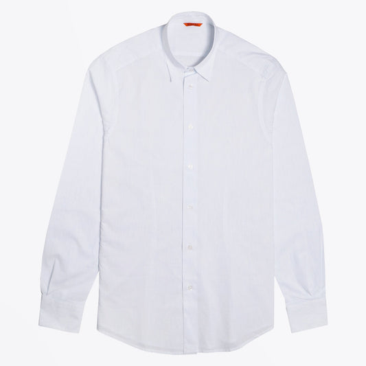 - Fine Stripe Shirt - White