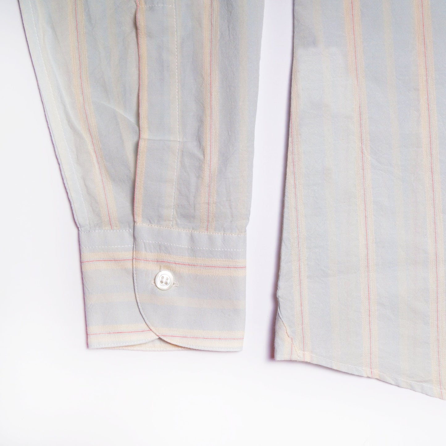 - Cotton Stripe Shirt - Pale Blue/Multi
