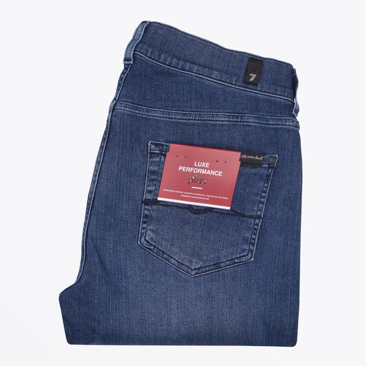 - Slimmy Tapered Luxe Jeans - Mid Blue