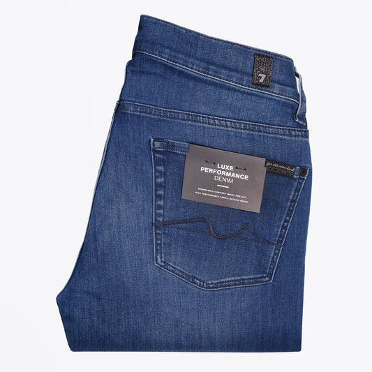 - Slimmy Luxe Jeans - Mid-Blue