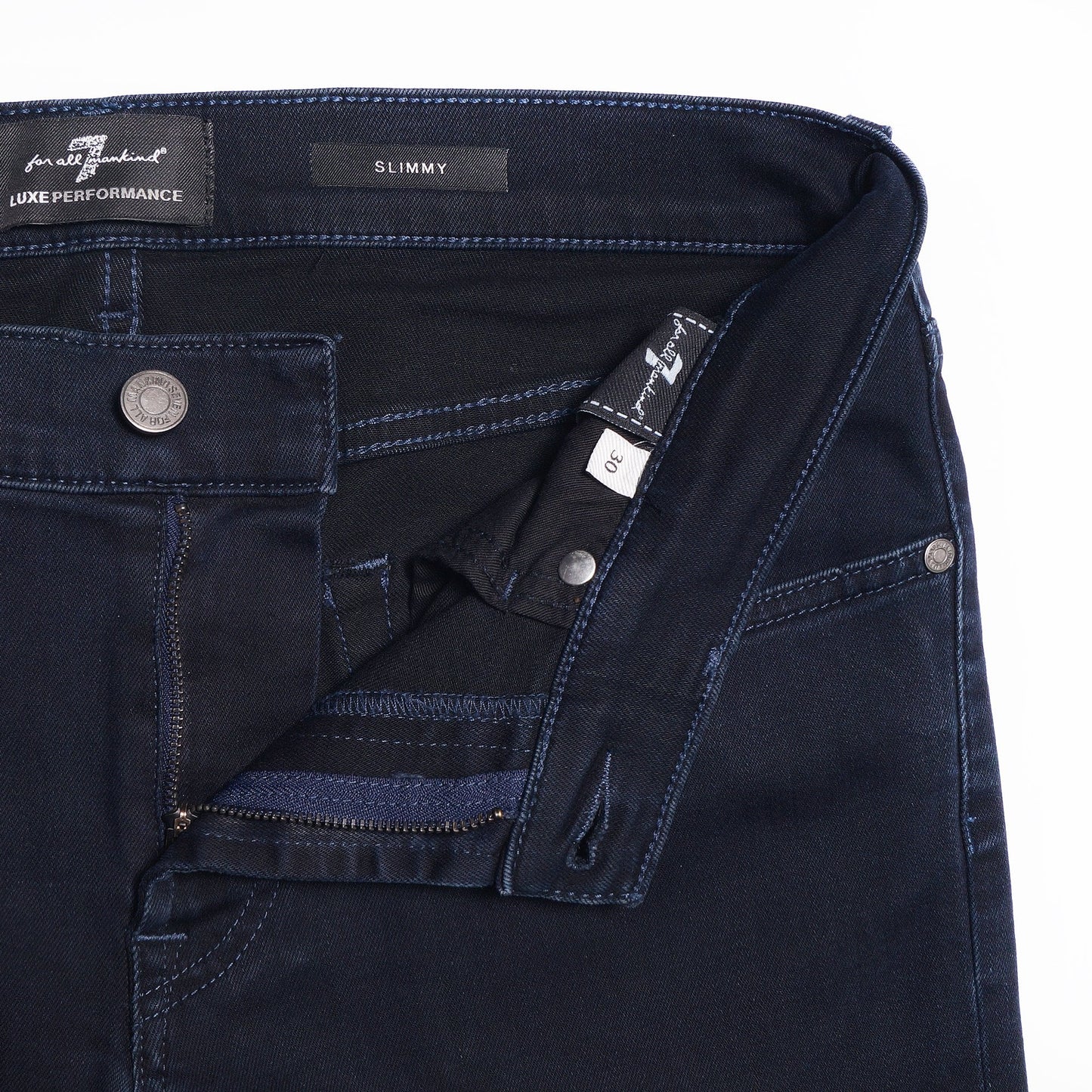 - Slimmy Luxe Jeans - Blue/Black