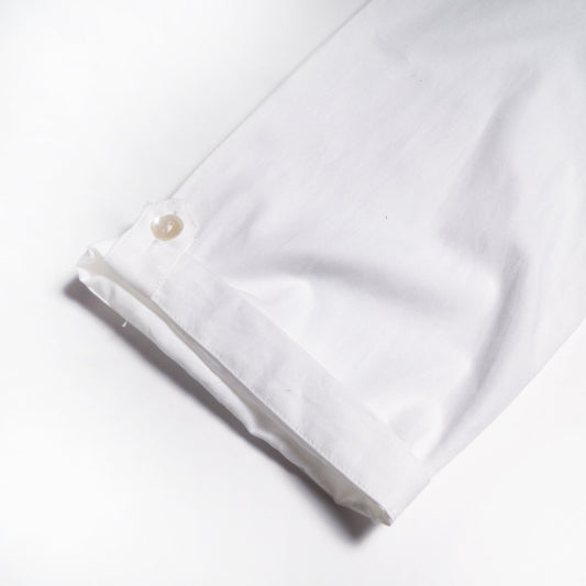 - Skater Shirt Dress - White