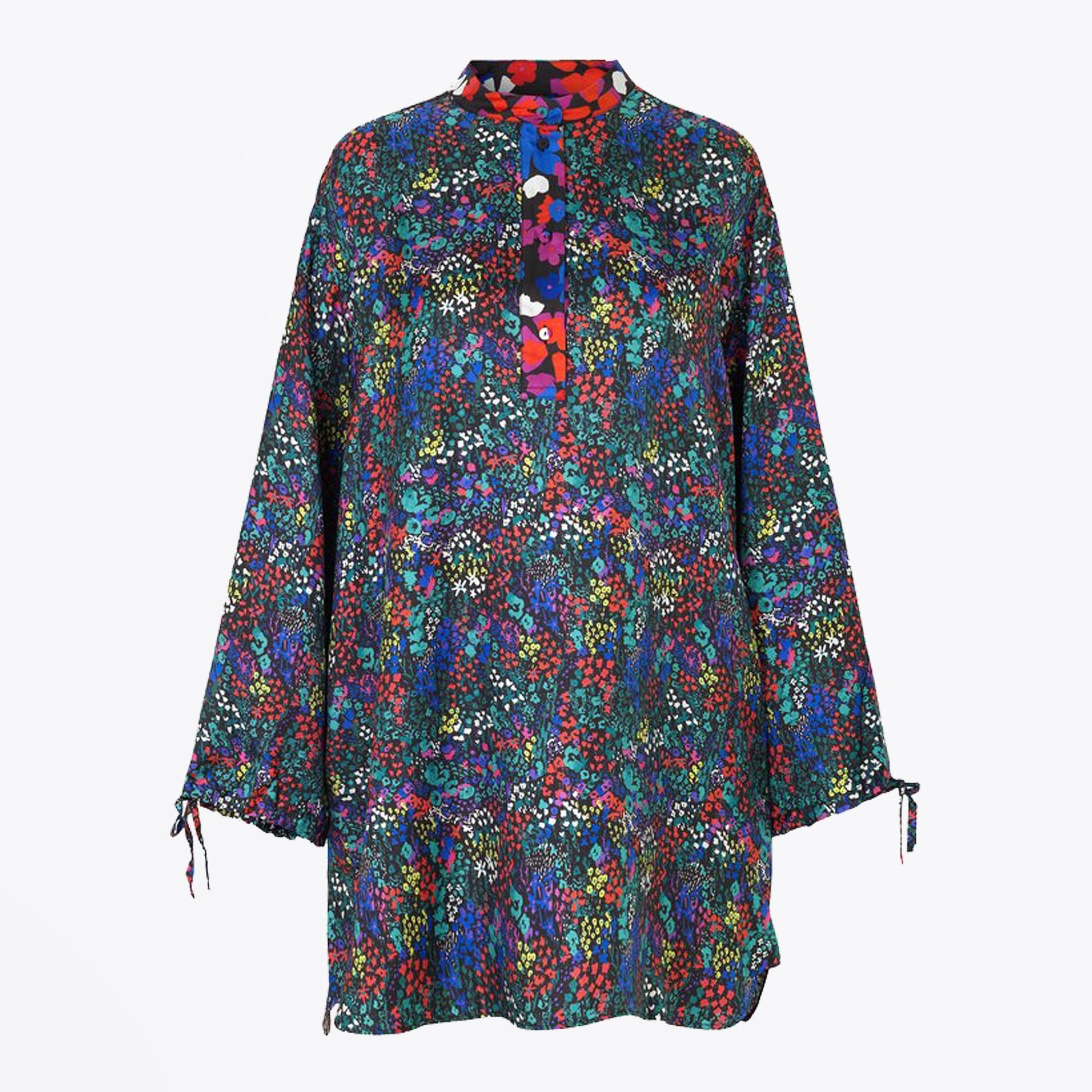 Stine Neva Silk Wildflower Print Dress - Multi