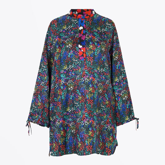 Neva Silk Wildflower Print Dress - Multi