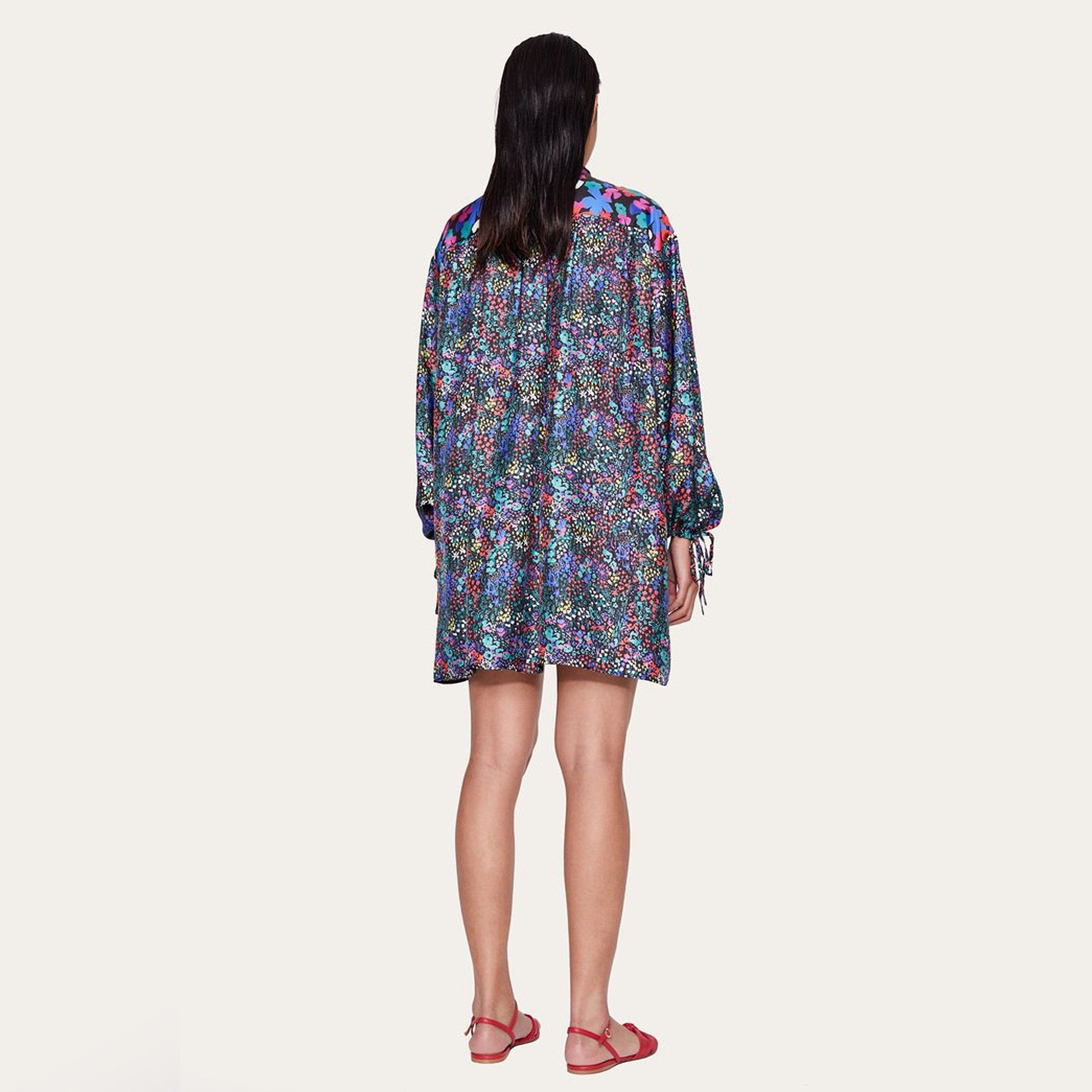 Stine Neva Silk Wildflower Print Dress - Multi