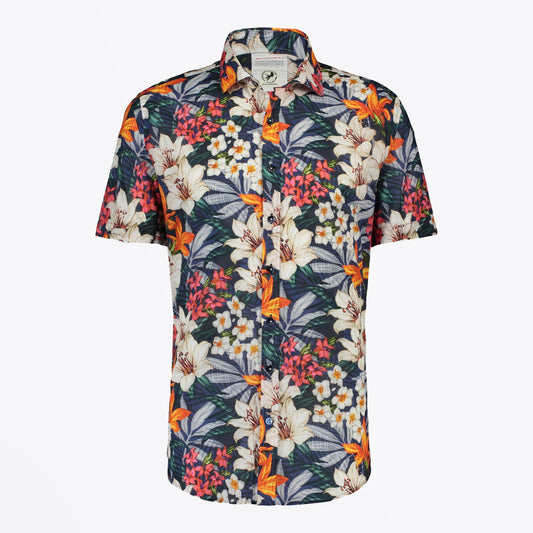 Jungle Flowers Short Sleeve Shirt - Multi