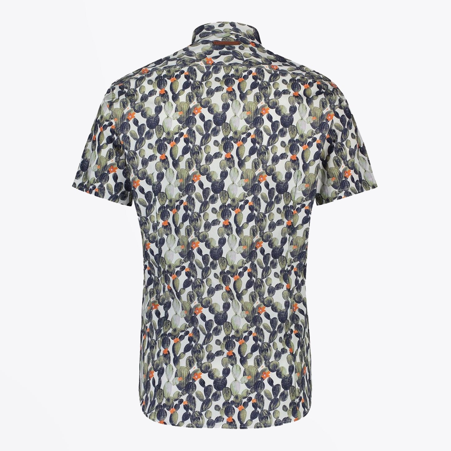 - Cactus Print Short Sleeve Shirt - Green