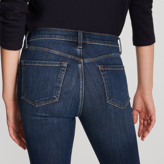 Maria - High Rise Skinny Jeans - Blue