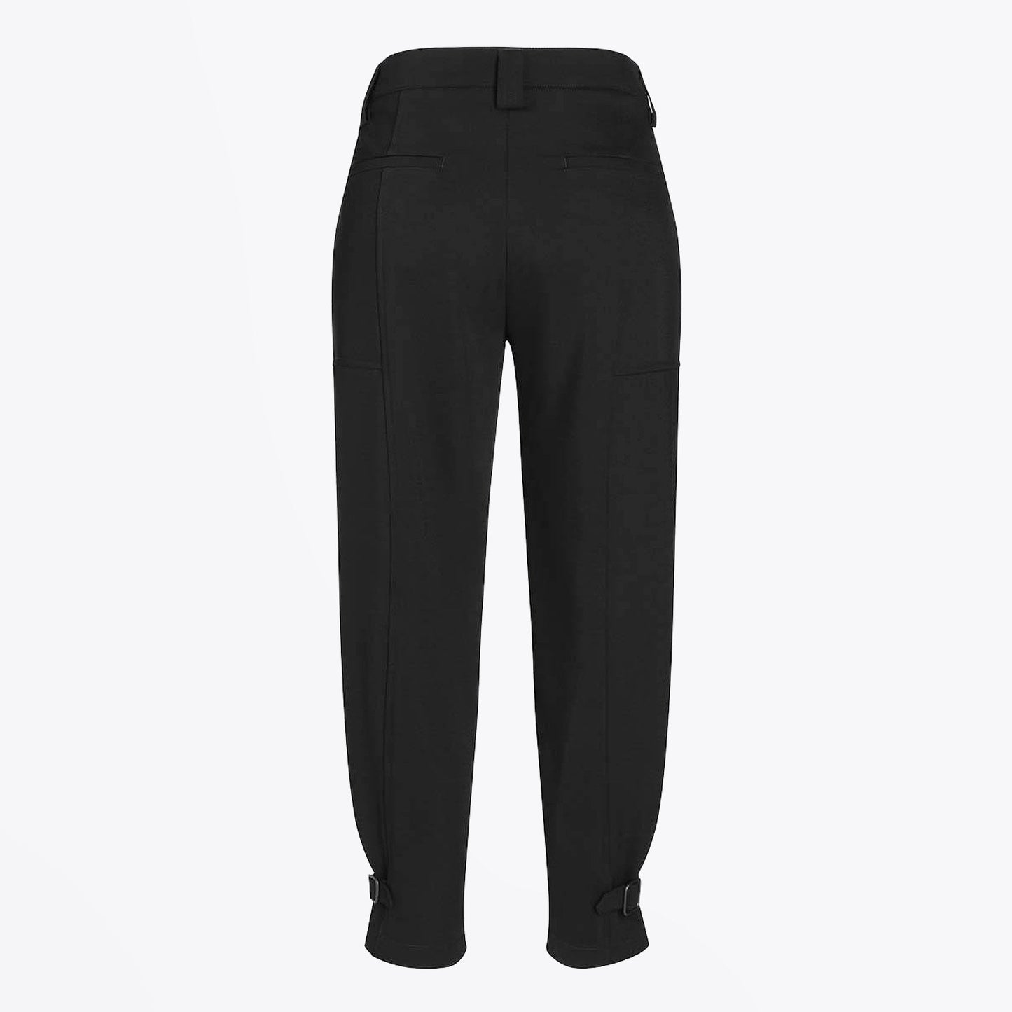 Malin - Trouser with Buckle Detail - Black