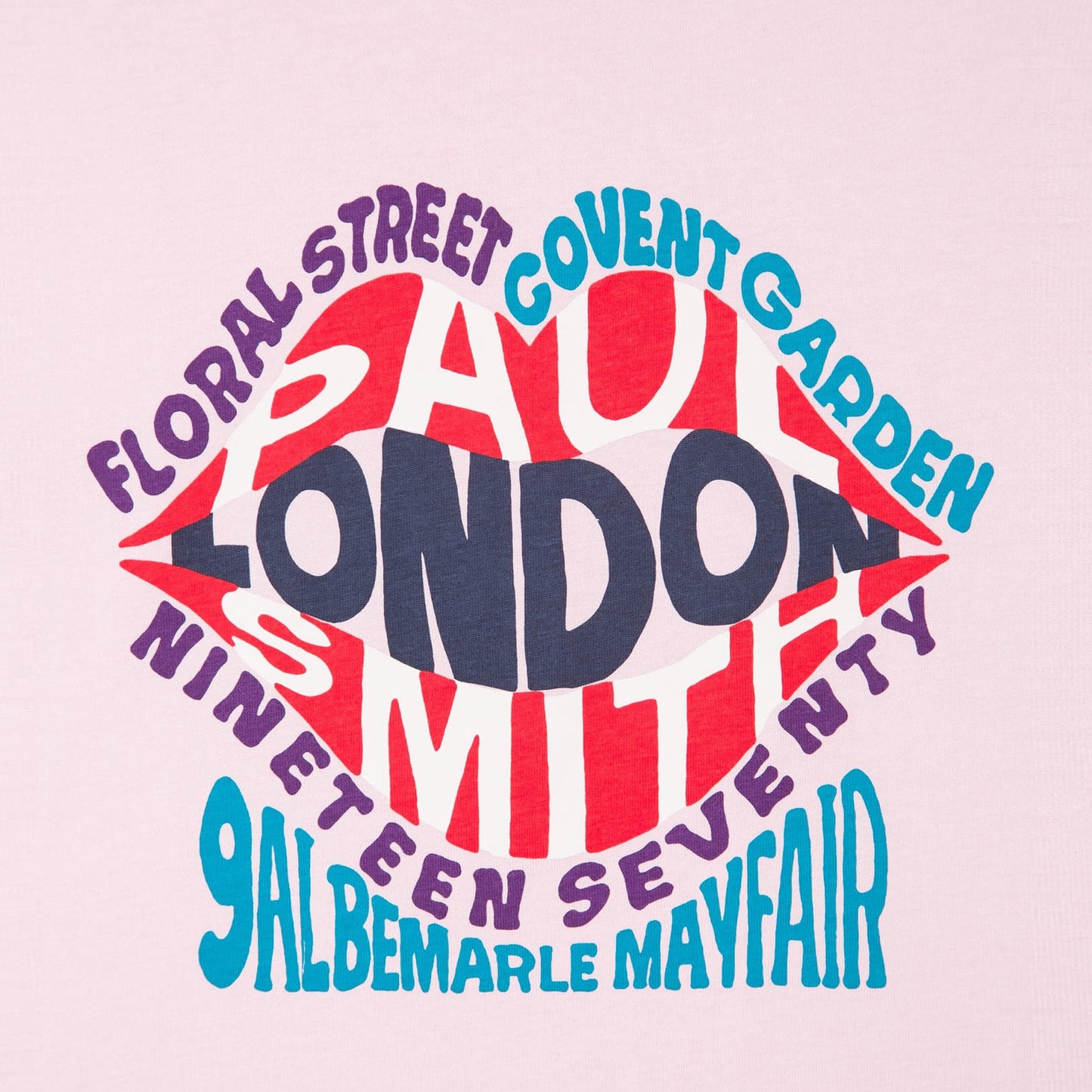 - Organic Cotton 'Paul Smith London' T-shirt - Pink