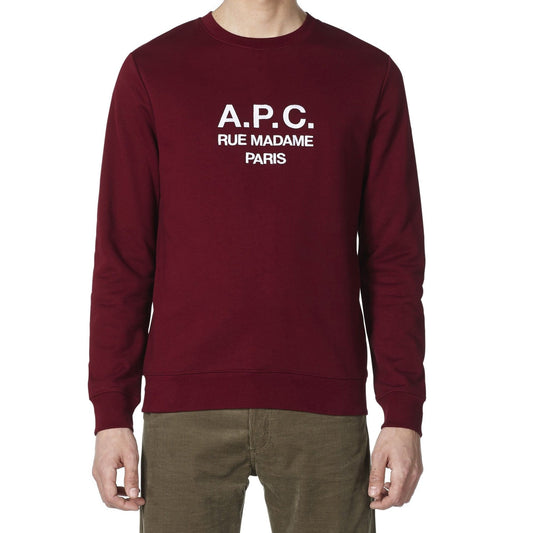 - Rufus - Embroidered Logo Sweater - Burgundy