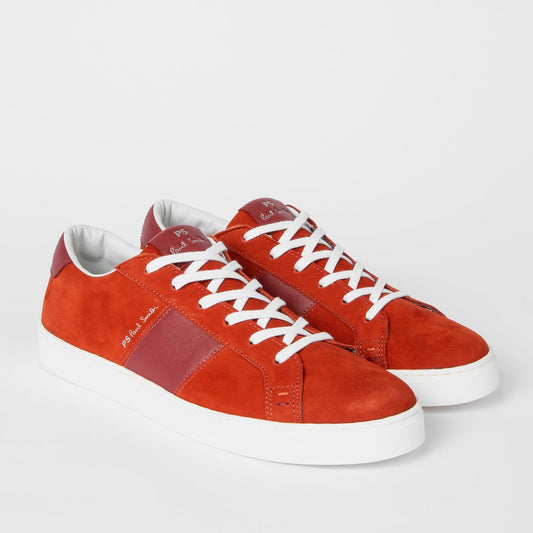 - Nubuck 'Lowe' Trainers - Red
