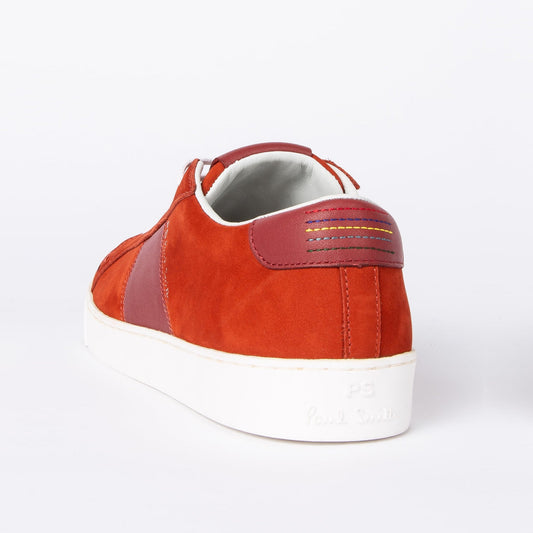 - Nubuck 'Lowe' Trainers - Red