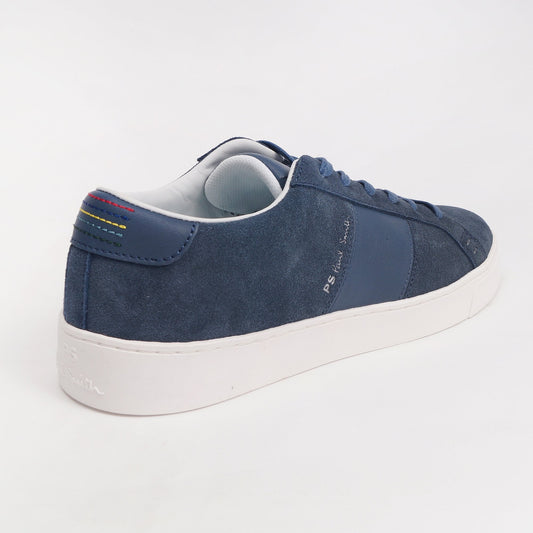 - Nubuck 'Lowe' Trainers - Blue