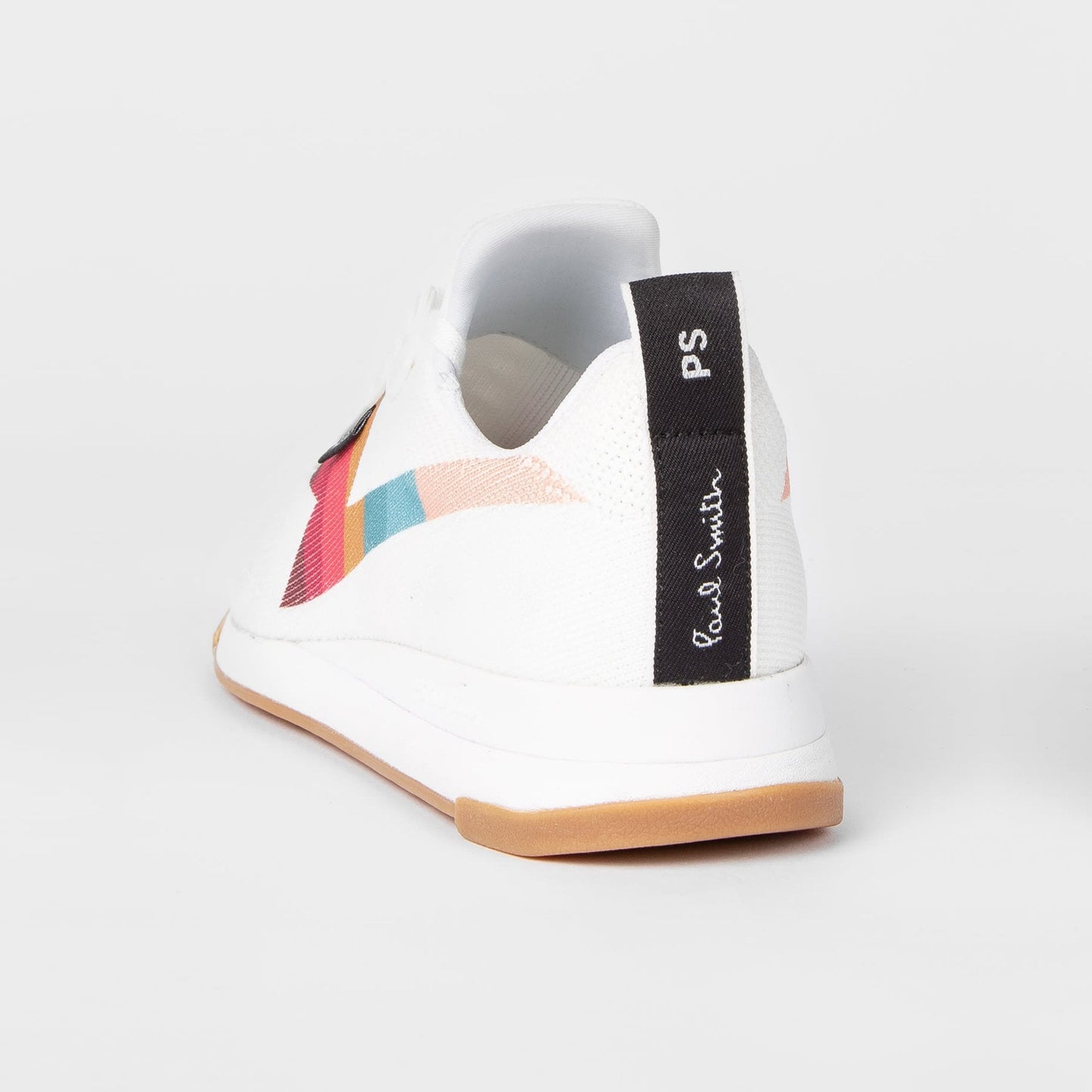 - 'Rocket' Recycled Knit Trainers - White/Multi