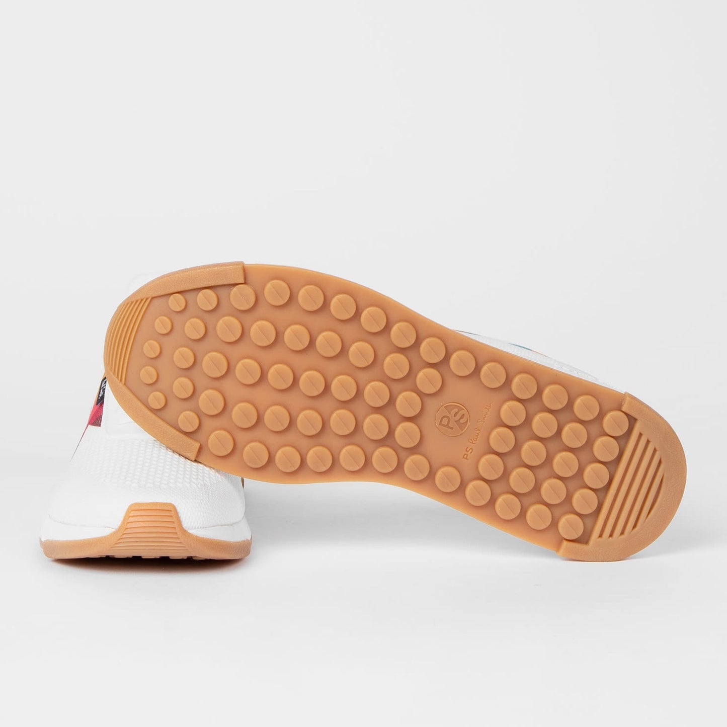 - 'Rocket' Recycled Knit Trainers - White/Multi