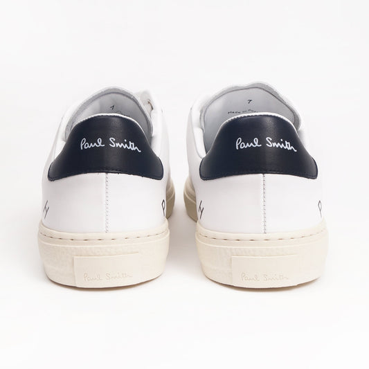 Leather 'Hansen' Letters Sneaker - White
