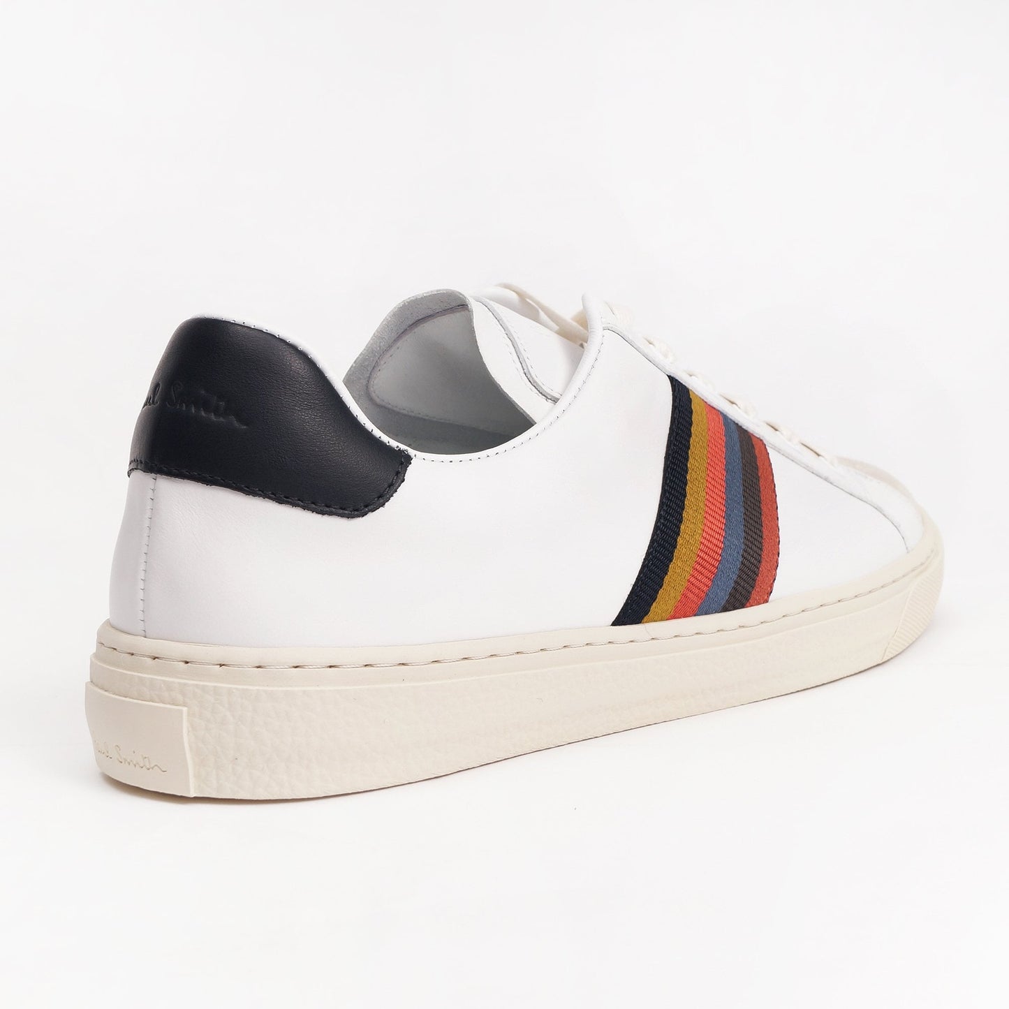 Leather 'Hansen' Stripe Sneaker - White/Cream