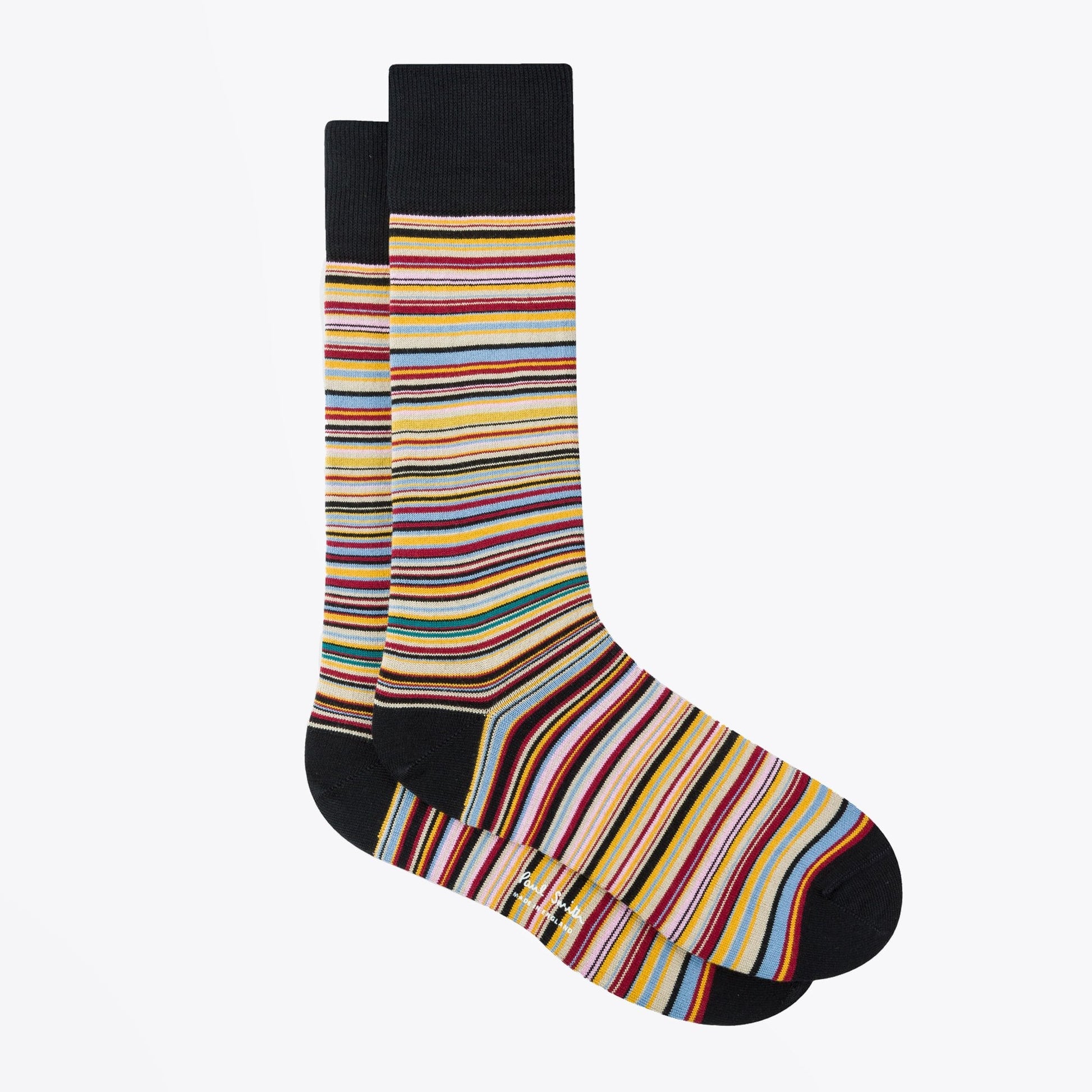 Paul Narrow Signature Stripe Socks - Multi