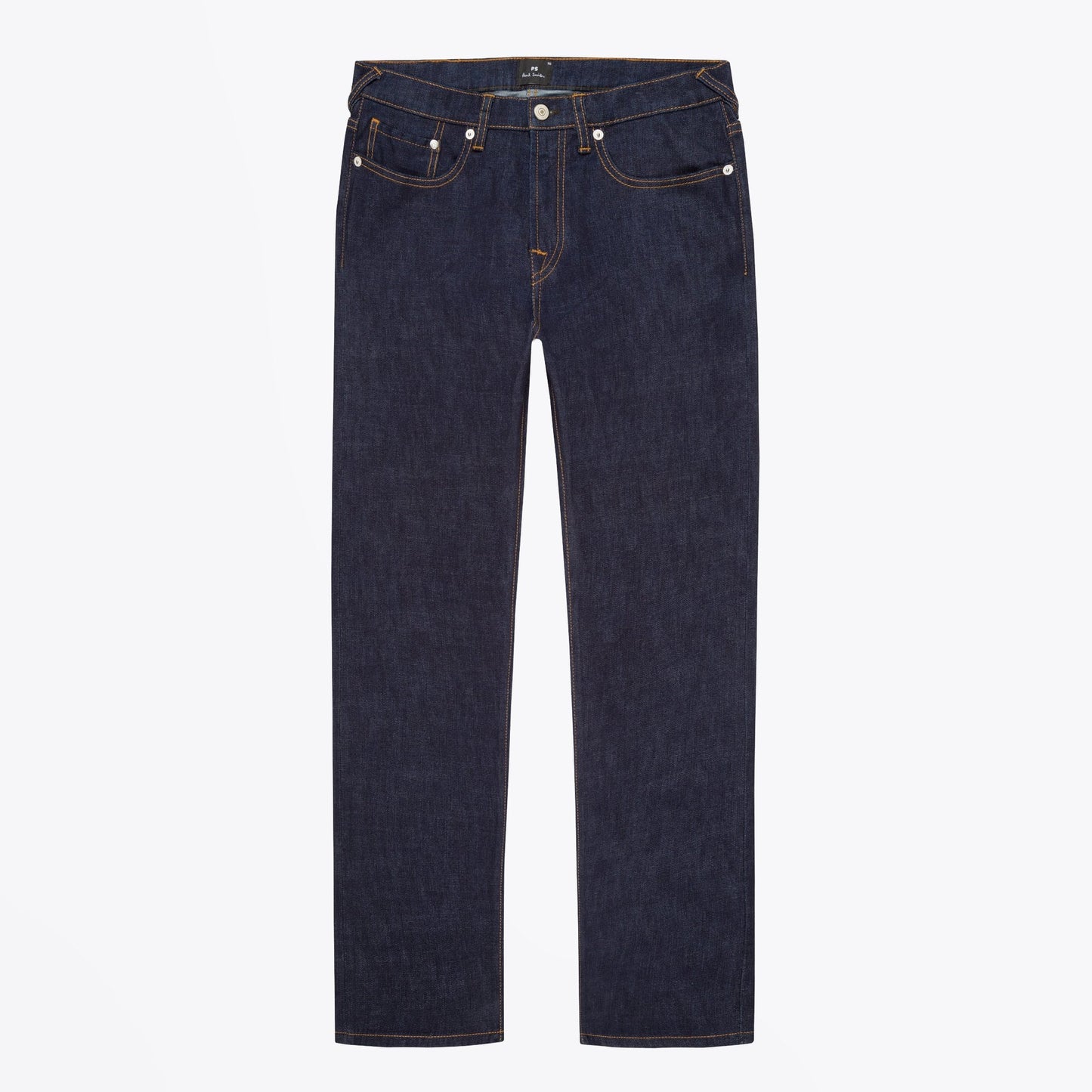 - Tapered 'Crosshatch Stretch' Jeans - Indigo Rinse