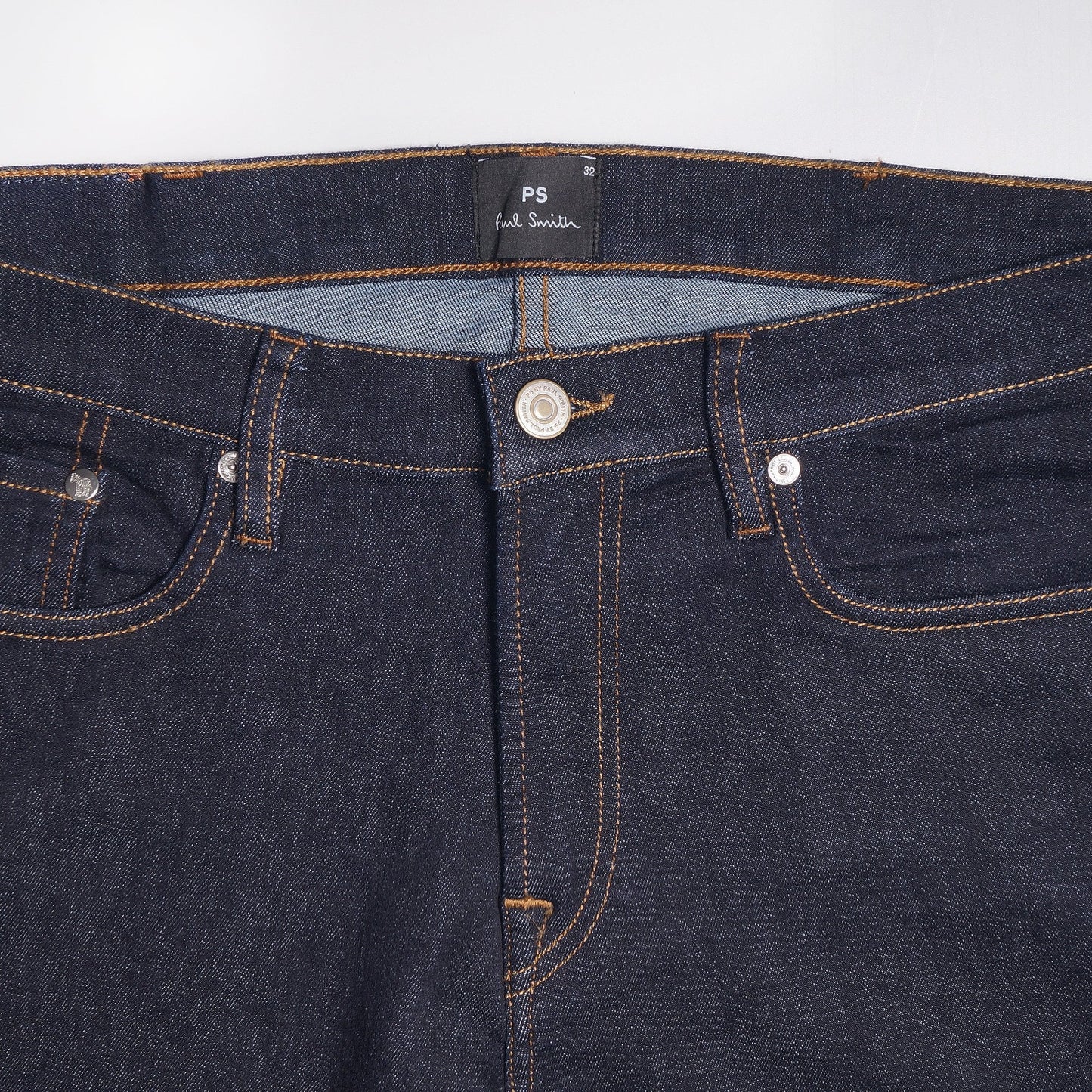- Tapered Organic Cotton Reflex Jeans - Dark Wash