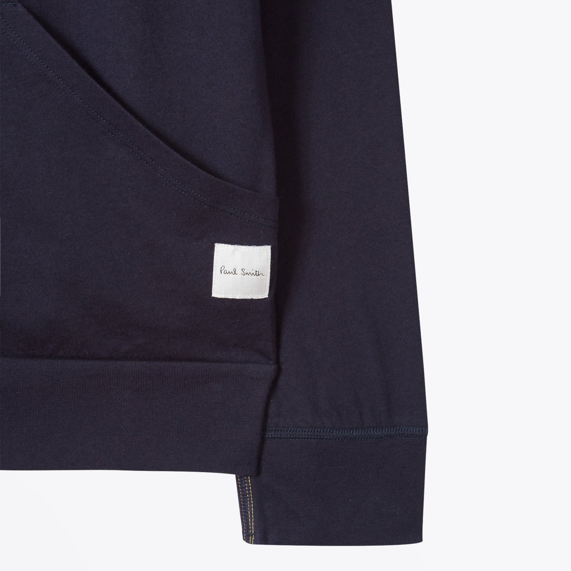 Paul Jersey Cotton Lounge Hoodie - Navy