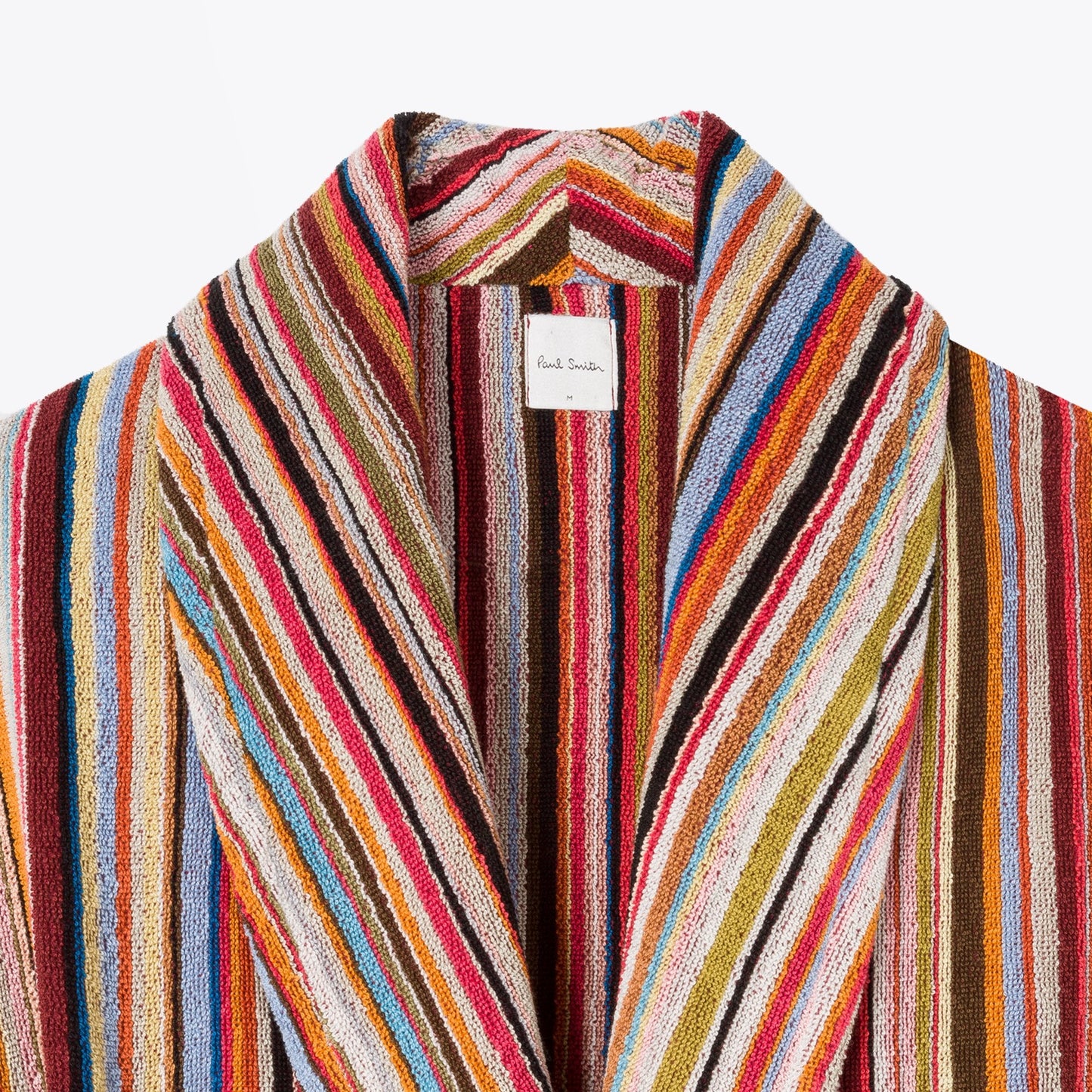 - Signature Stripe Towelling Dressing Gown - Multi
