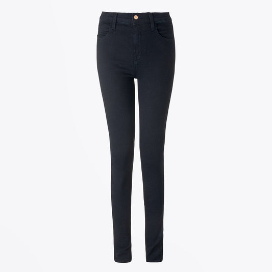 Maria - High Rise Skinny Jeans - Blue/Black