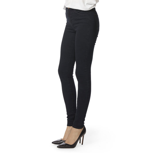 Maria - High Rise Skinny Jeans - Blue/Black