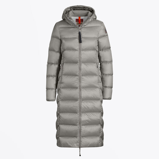 Leah - Long Puffer Jacket - Glacier Blue