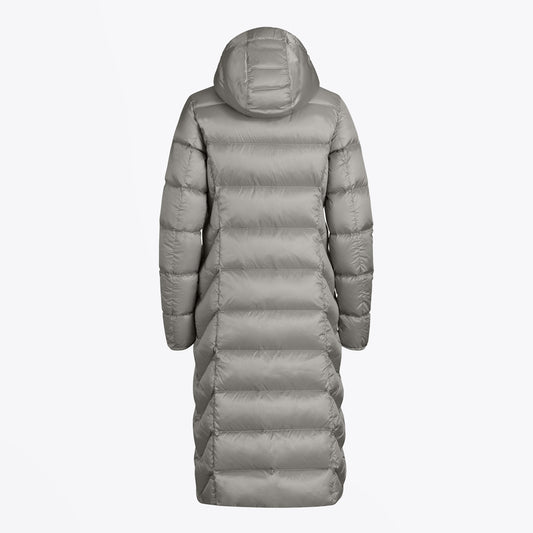 Leah - Long Puffer Jacket - Glacier Blue