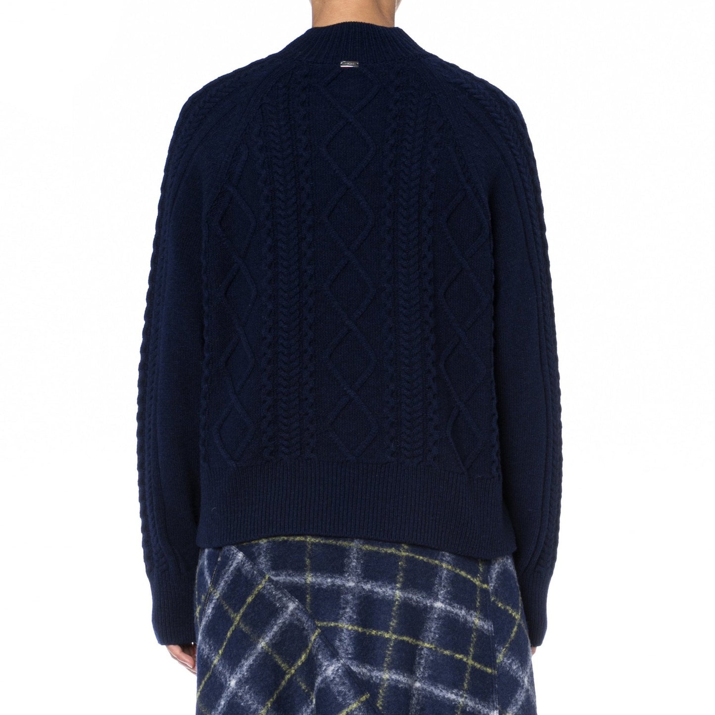 In Jest - Cable Knit Sweater - Navy