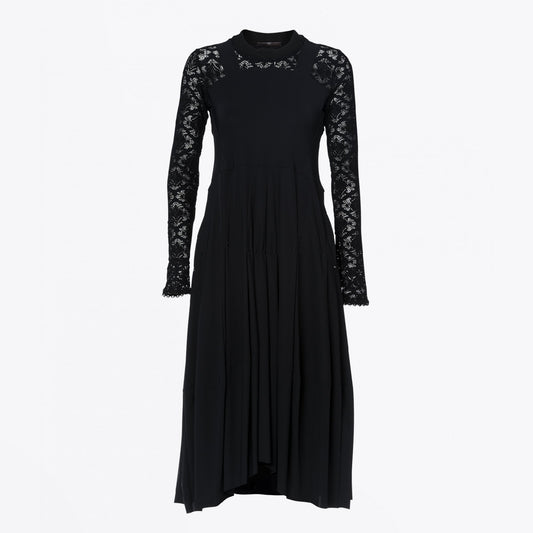 Mesmerize - Jersey Sensitive Lace Dress - Black