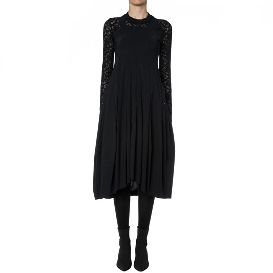 Mesmerize - Jersey Sensitive Lace Dress - Black